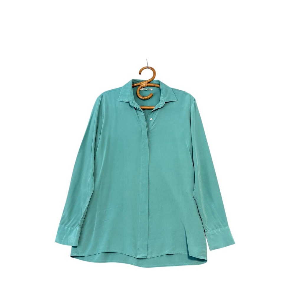Maje | Calypso Silk Button Front Blouse Shirt Size 2